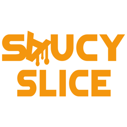 Saucy Slice  logo.